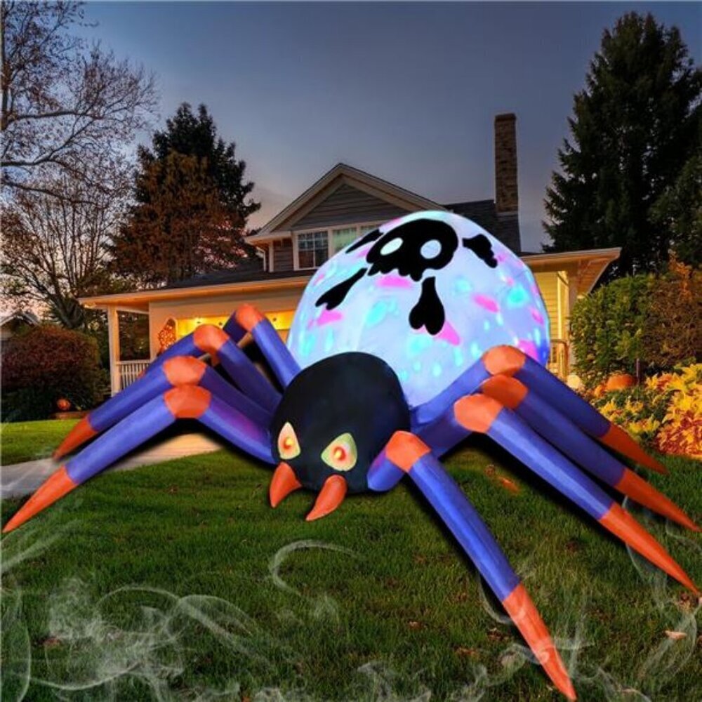 Giant 12FT Halloween Spider Inflatable Outdoor Decoration